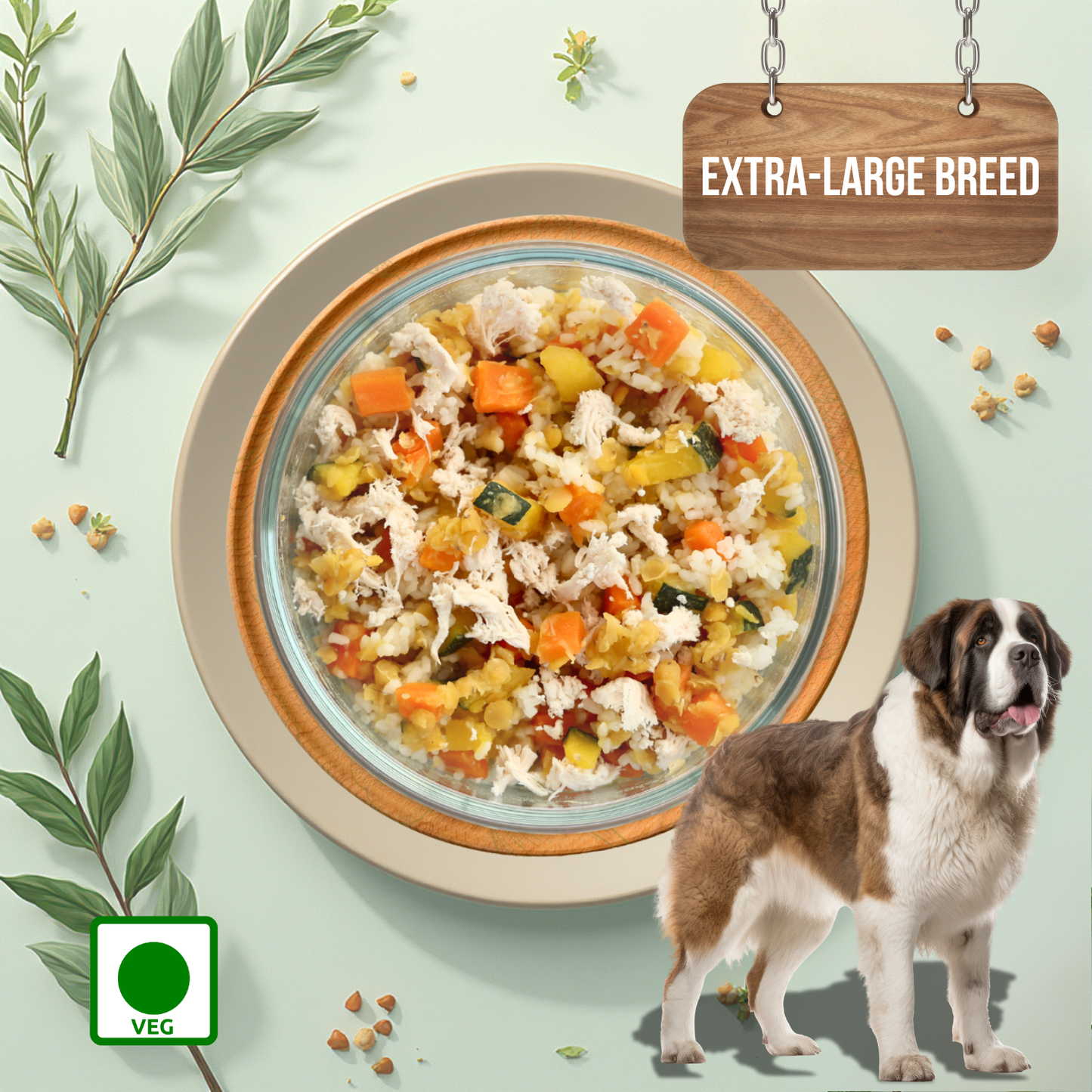 Pumpkin Chunkin Veg🟢 - Dog Food (All Breeds)