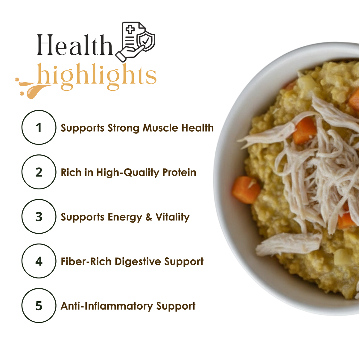 Chicken Oats Porridge Health Highlights