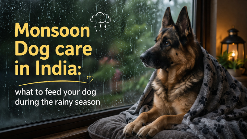 Monsoon Dog Care in India: What to Feed Your Dog During the Rainy Season