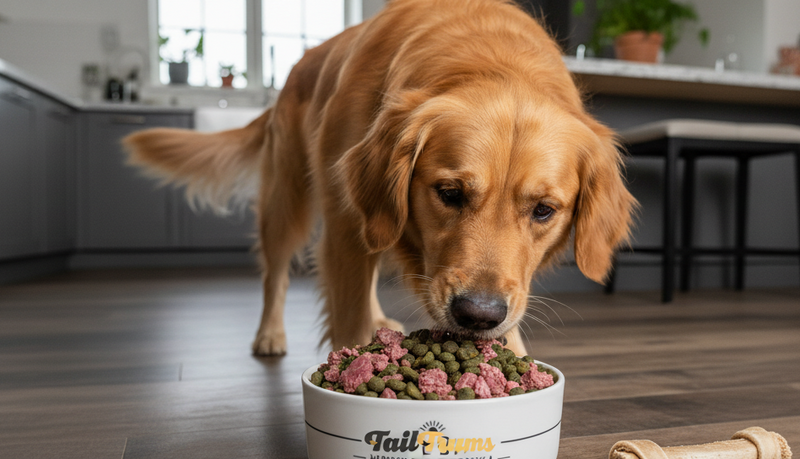 Tail Trums Dog food - benefits of novel protein dog food