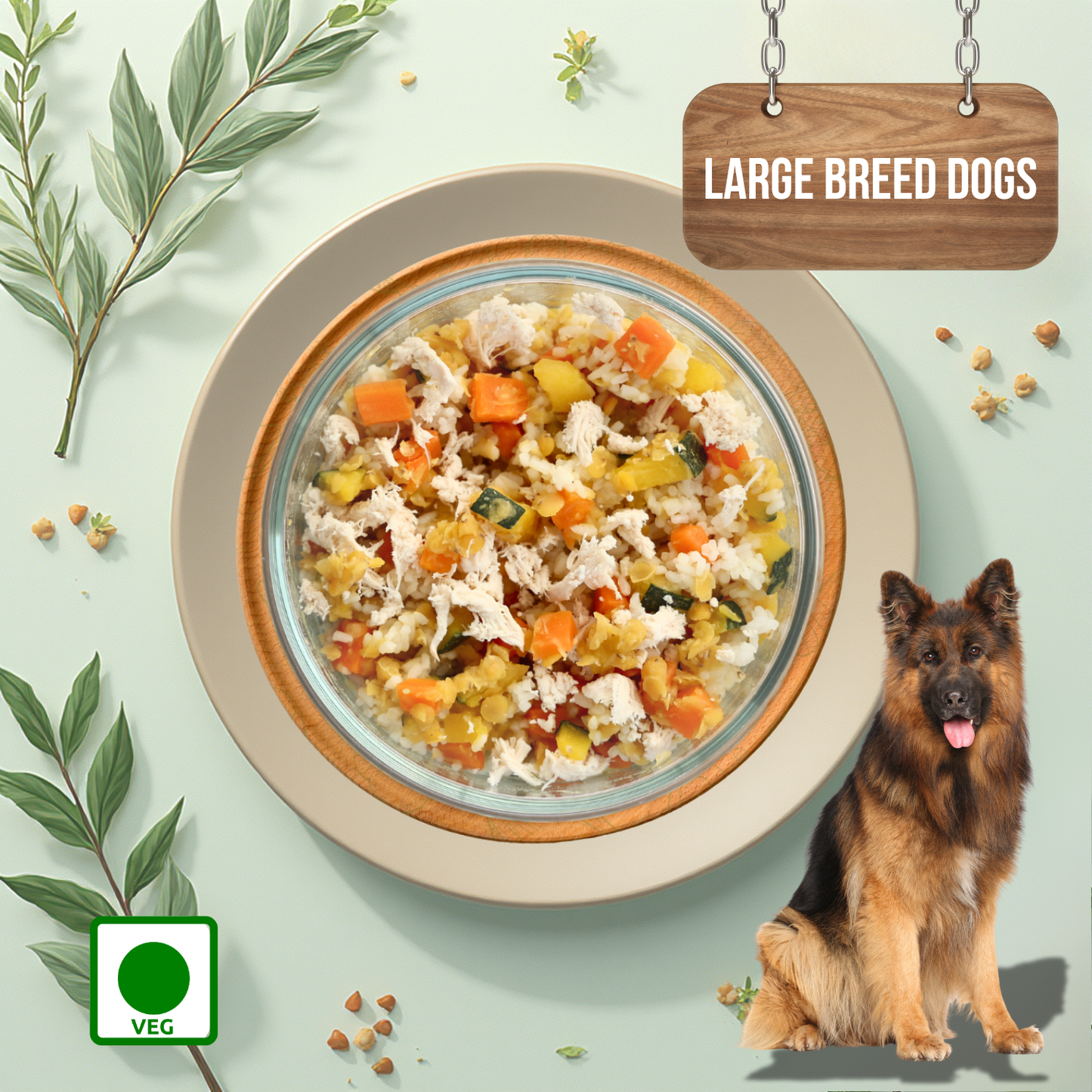 Pumpkin Chunkin Veg - Large Dog Food