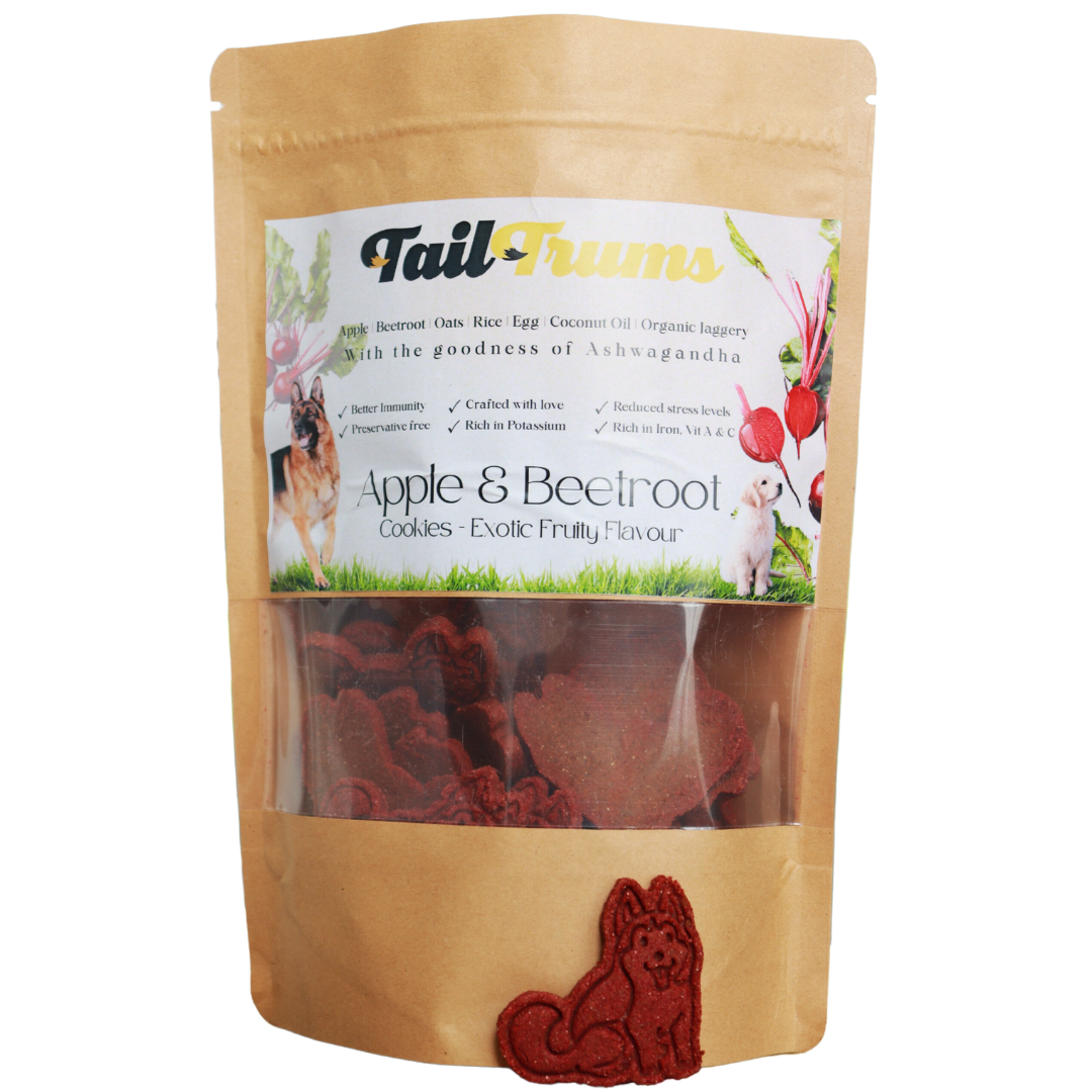 Apple Beetroot Cookies Front  