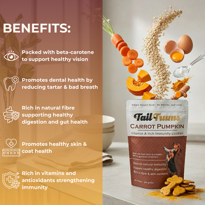 Carrot Pumpkin Dog Biscuits - Benefits