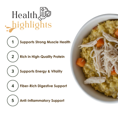 Chicken Oats Porridge - Small Breeds Dog Food
