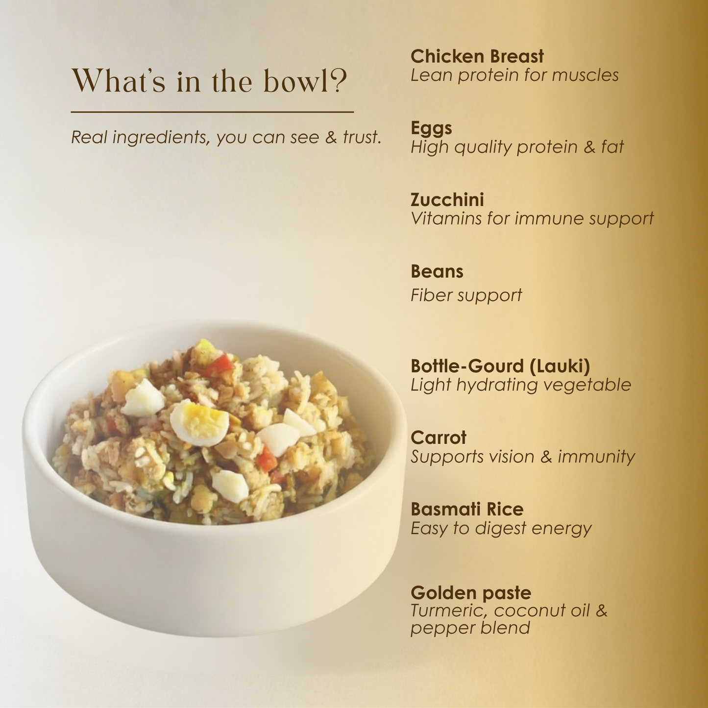 Egg Biryani Rice Meal - Small Breeds Dog Food