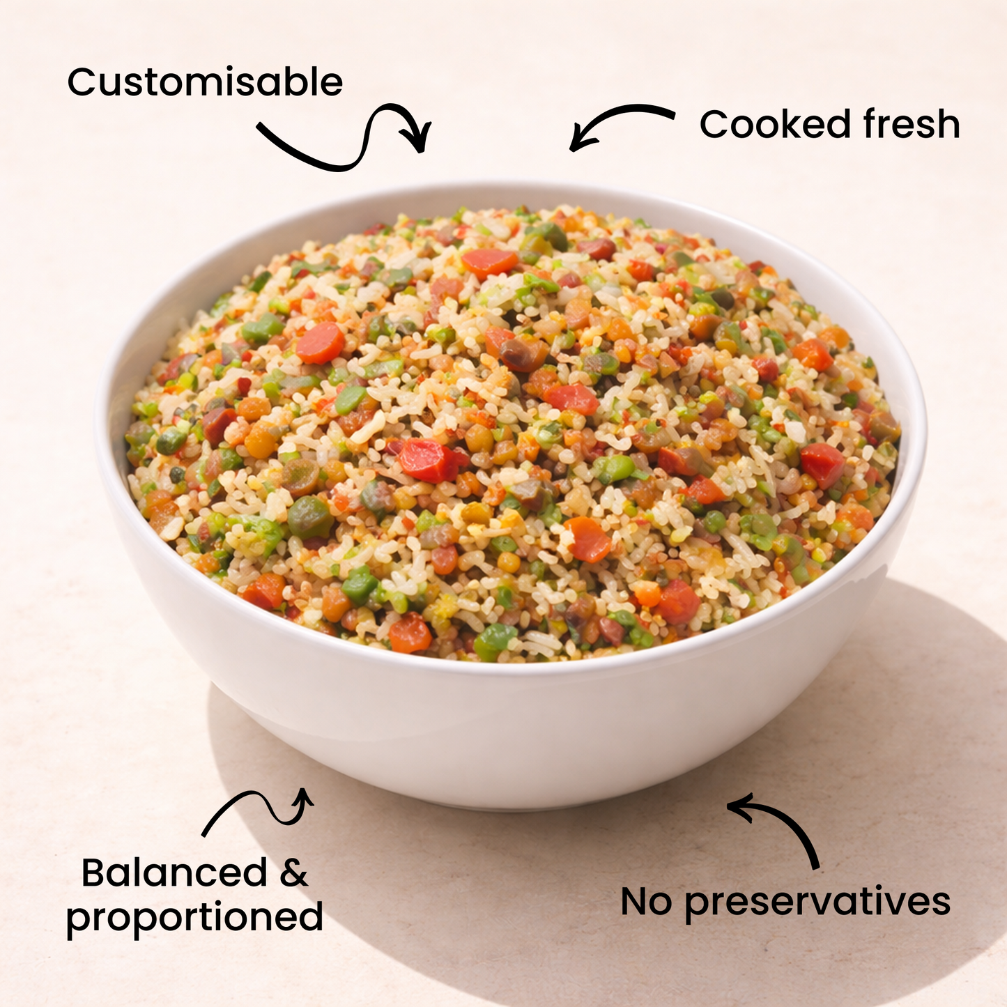 Liver Pulav - High Protein Large Dog Food