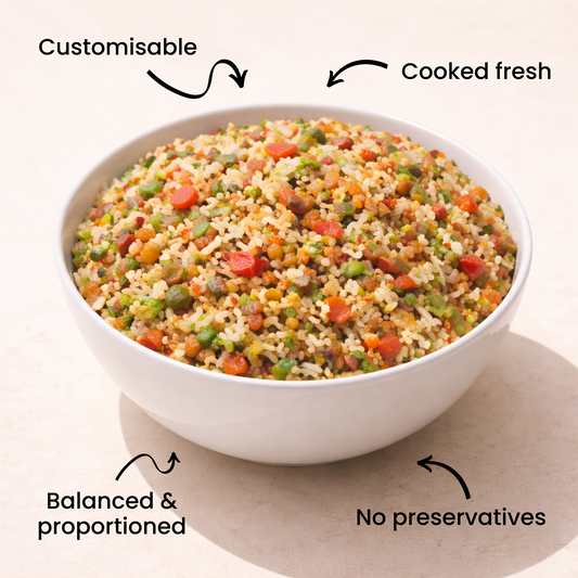 Liver Pulav - High Protein Large Dog Food