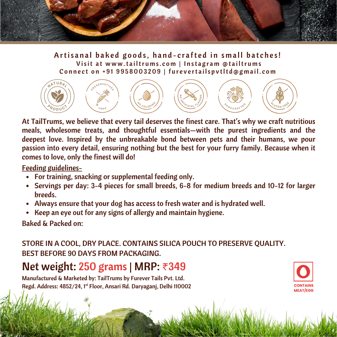 Liver & Apple Cookies Information