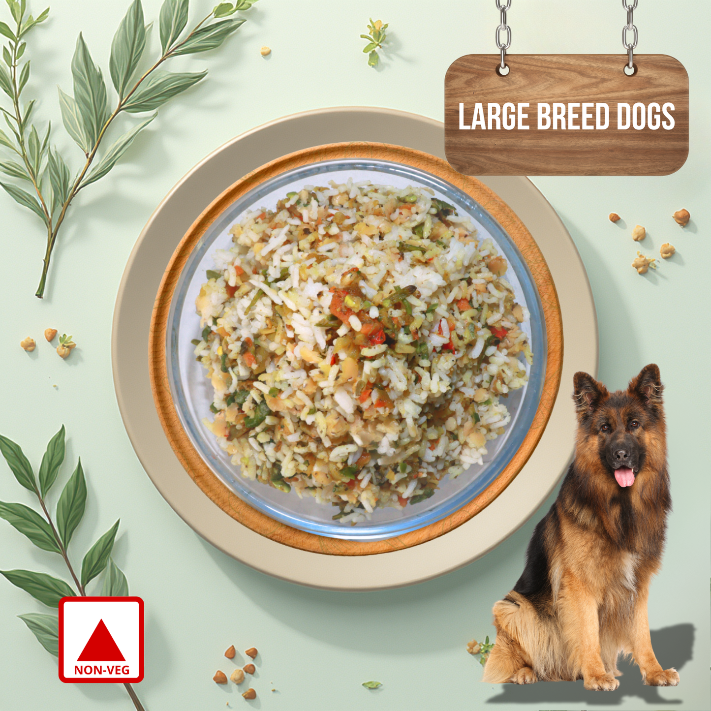 Liver Pulav - High Protein Large Dog Food