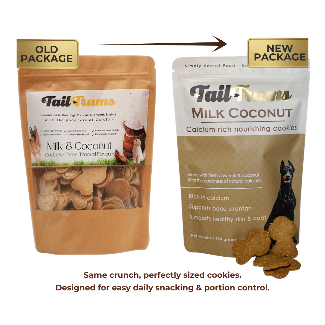 Milk Coconut Cookies - 750g Dog Biscuits