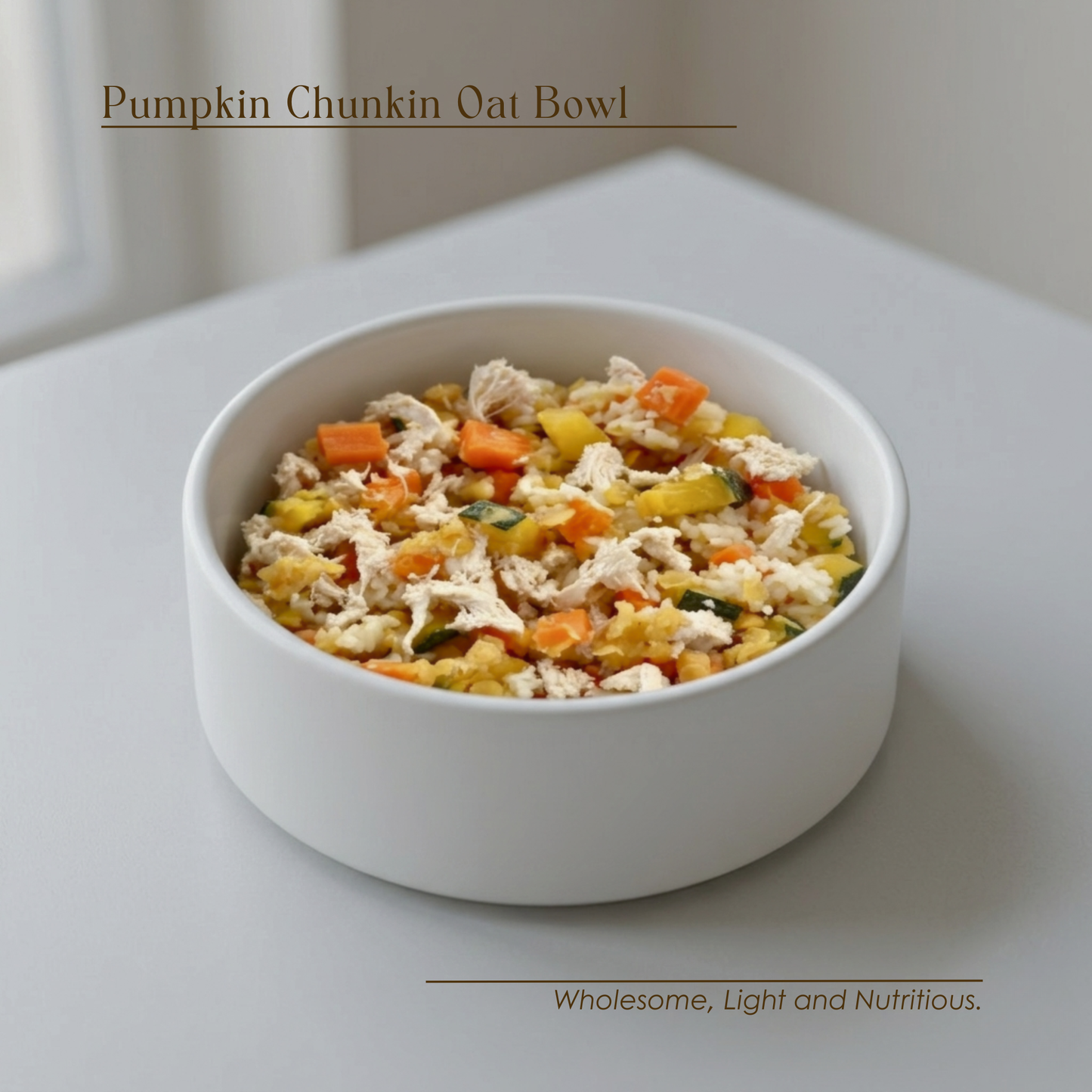 Pumpkin Chunkin Chicken Oats Meal 🔴 - Dog Food (Small Breeds)