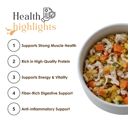 Pumpkin Chunkin Chicken Oats Meal 🔴 - Dog Food (Small Breeds)