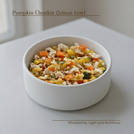 Pumpkin Chunkin Quinoa 🔴- Chicken Dog Food Small Breeds